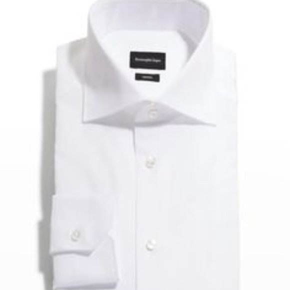 Ermenegildo Zegna Men's Trofeo™ Cotton Dress Shirt - Picture 3 of 16